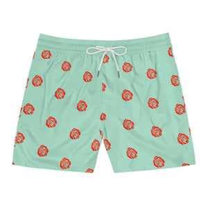 Rose Mid-Length Swim Shorts