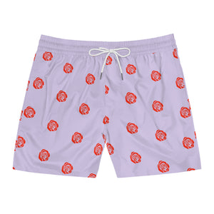 Rose Mid-Length Swim Shorts