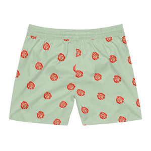 Rose Mid-Length Swim Shorts