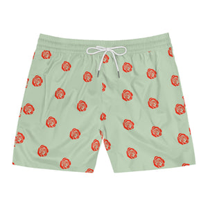 Rose Mid-Length Swim Shorts