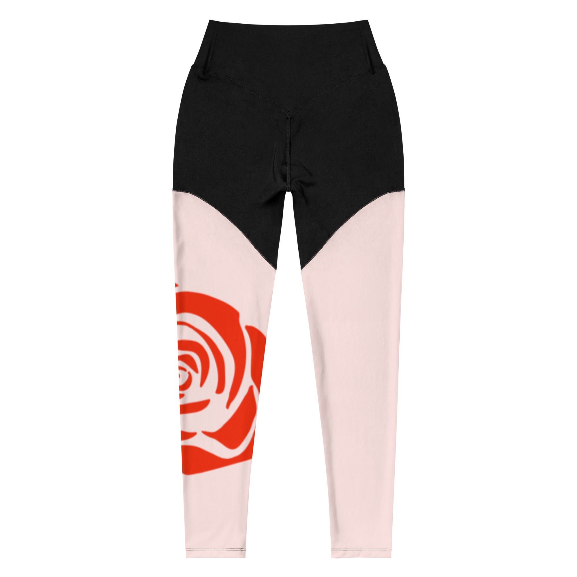 Rose Print Leggings