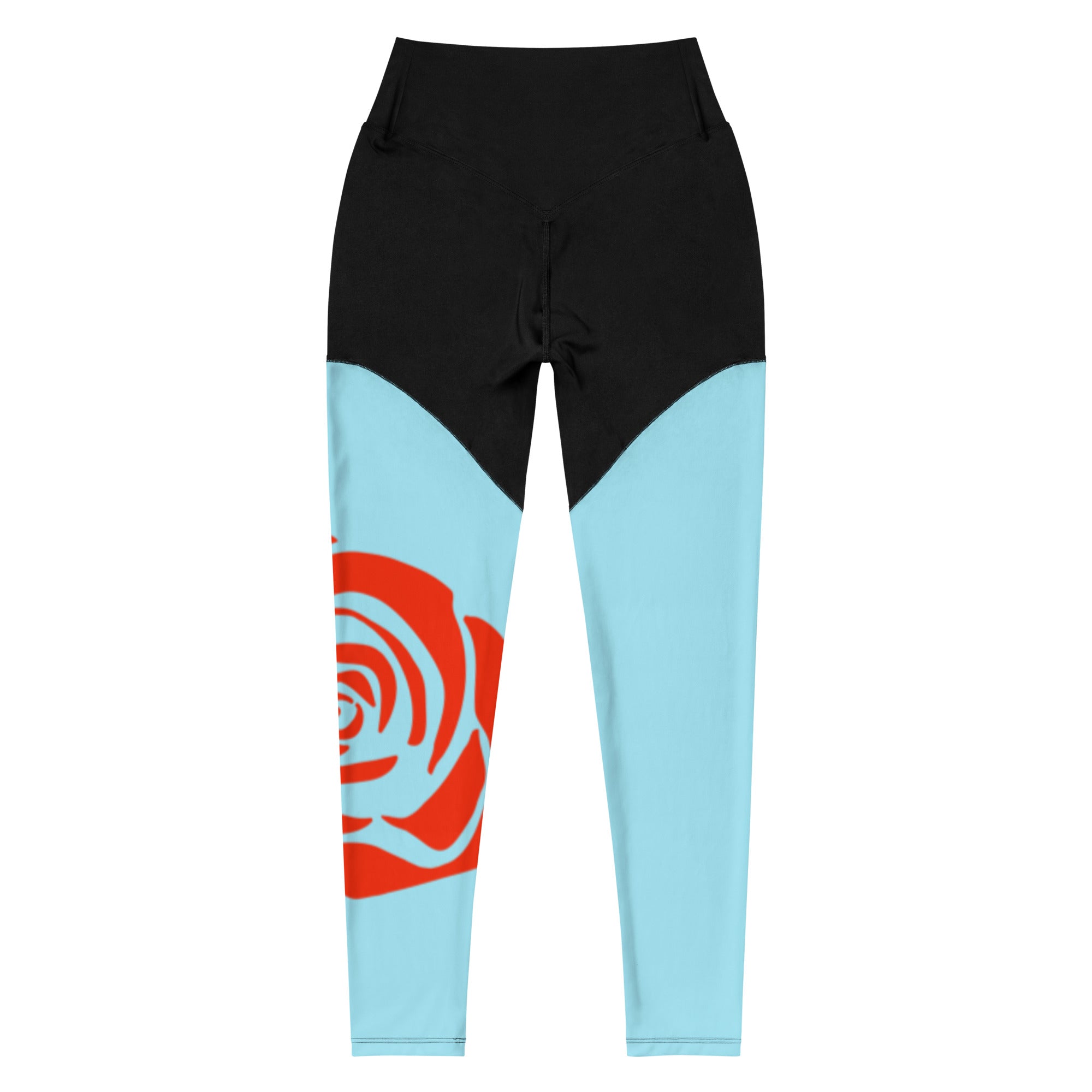 Rose Print Leggings