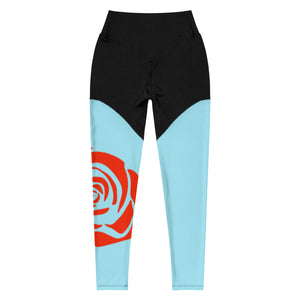 Rose Print Leggings
