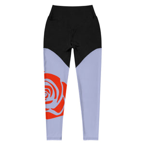 Rose Print Leggings