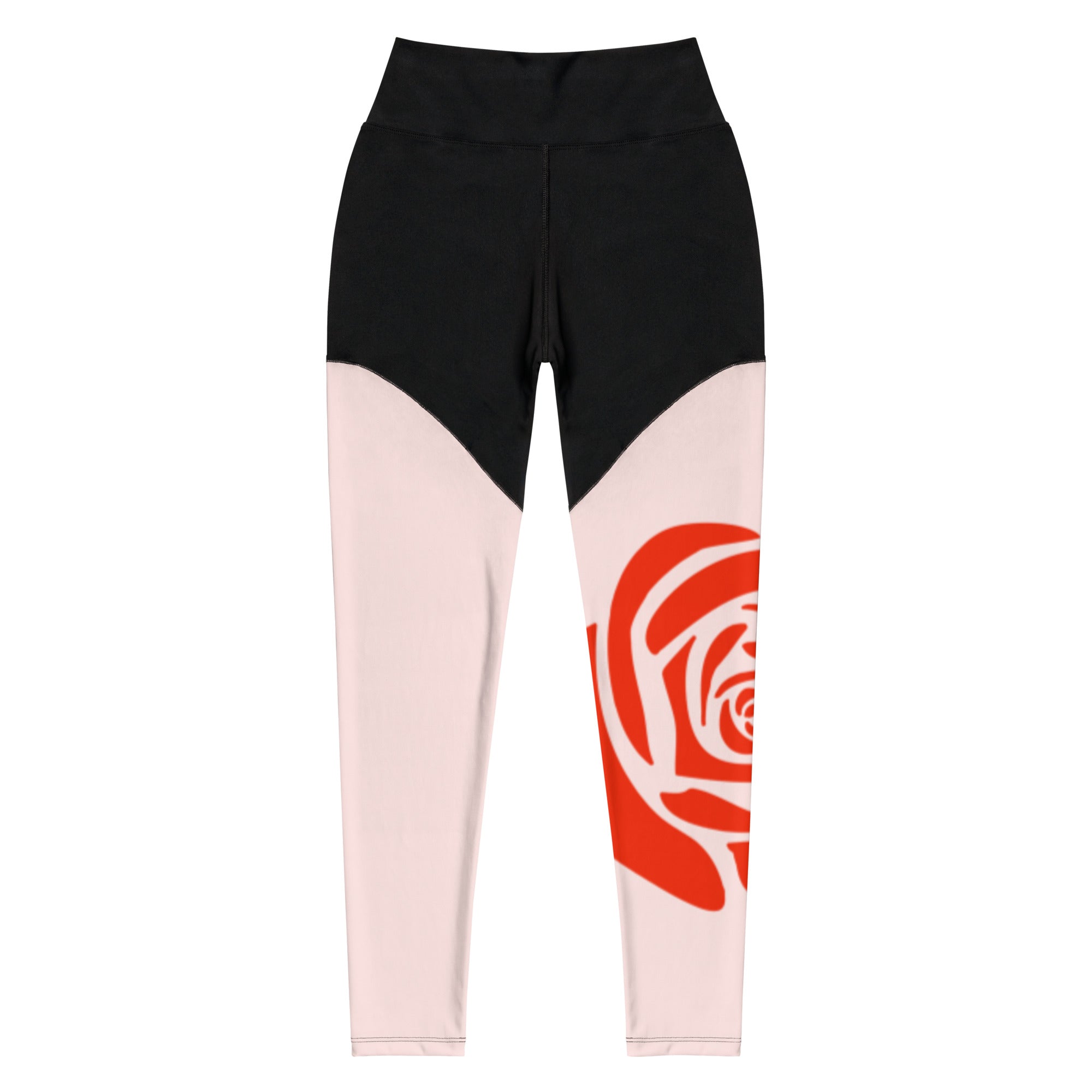 Rose Print Leggings