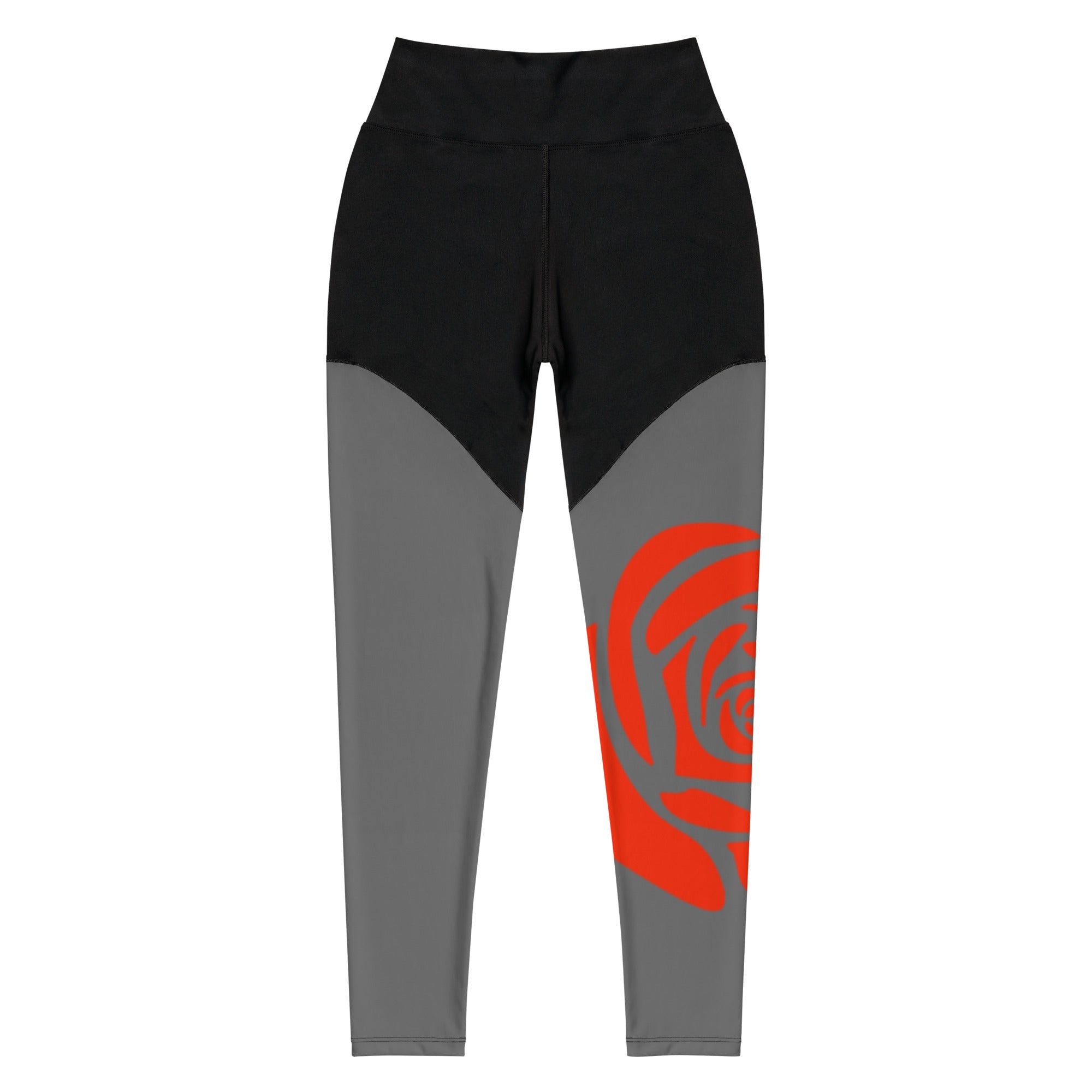 Rose Print Leggings