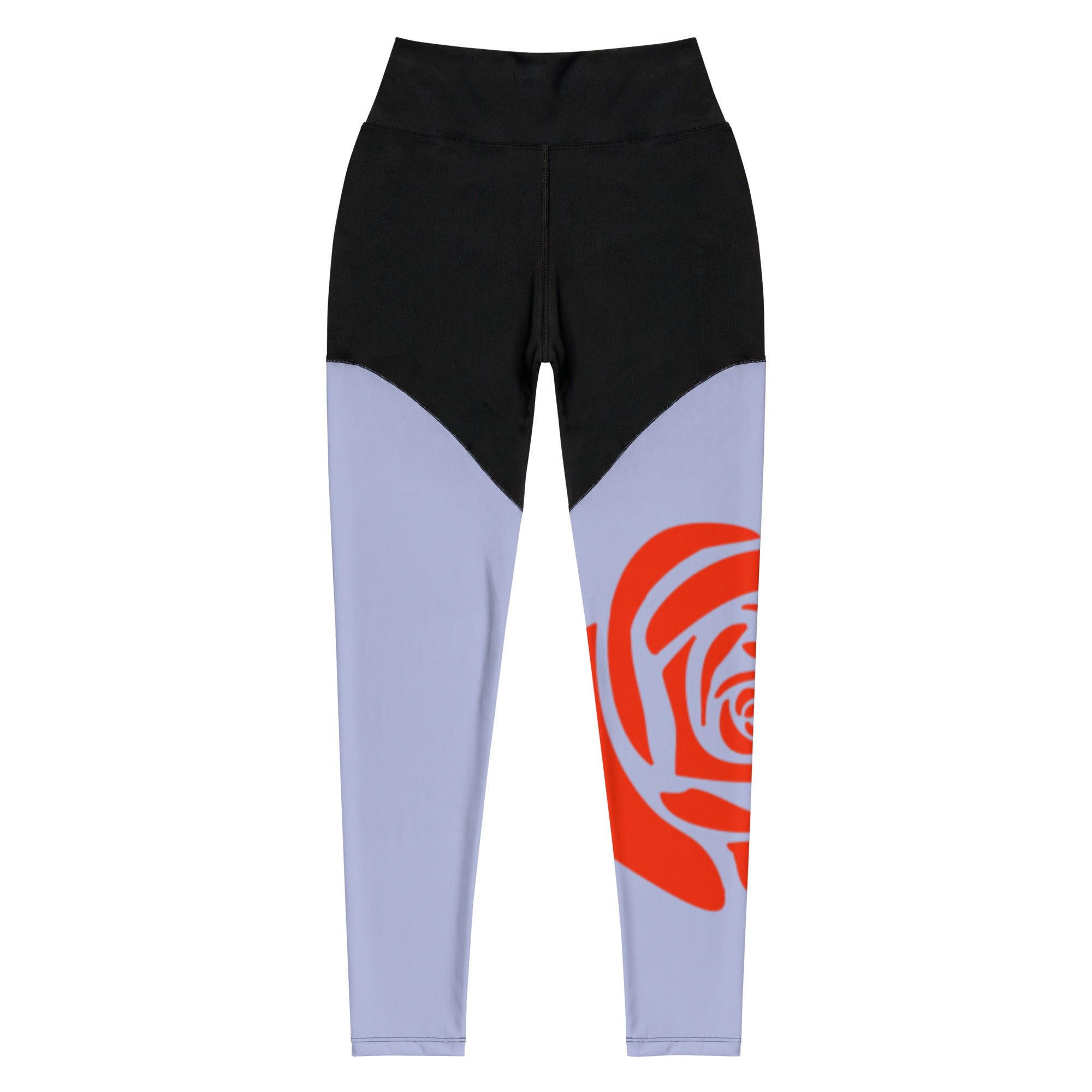 Rose Print Leggings