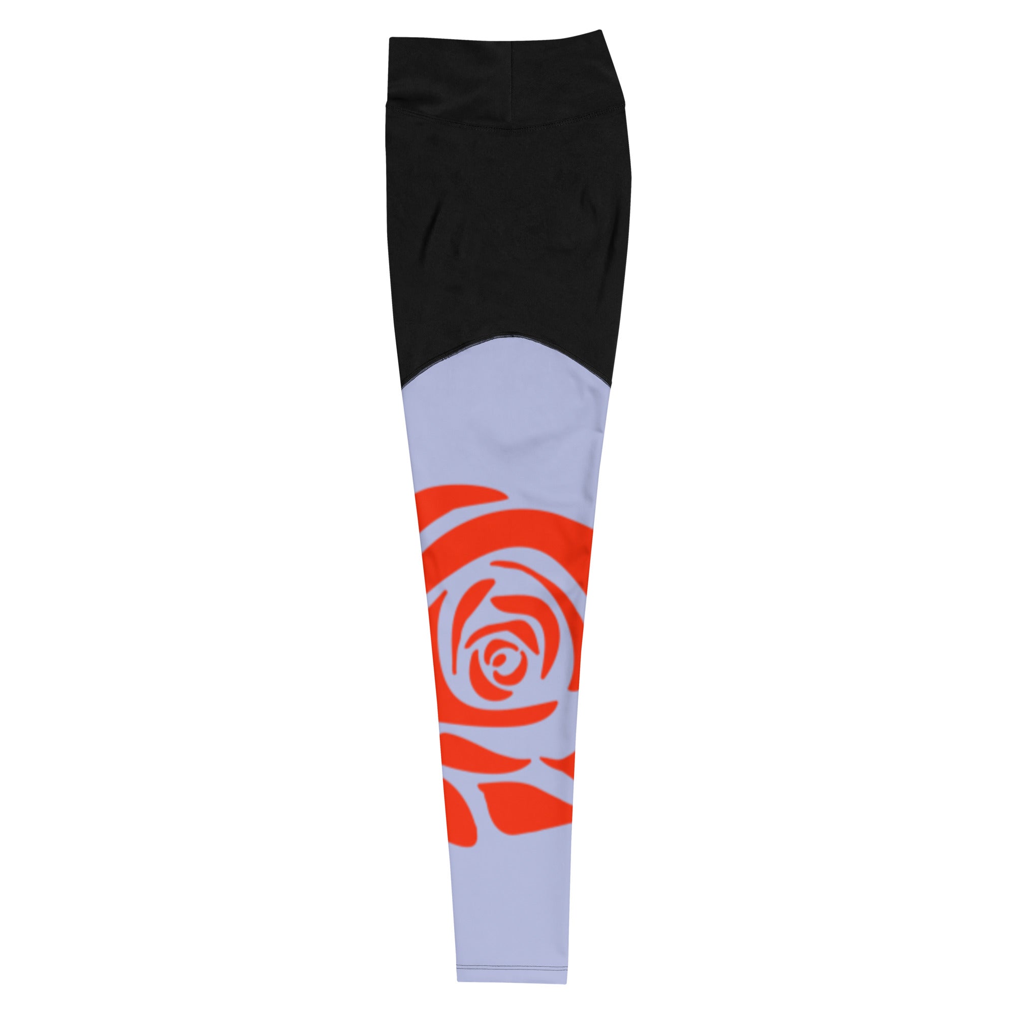 Rose Print Leggings